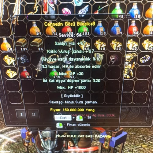  20 ESYA 10 BUYU 1000 HP CENNET BILEZIK